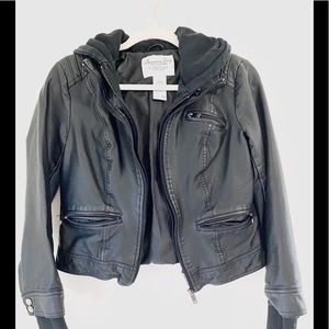 American Rag Black LEATHER jack